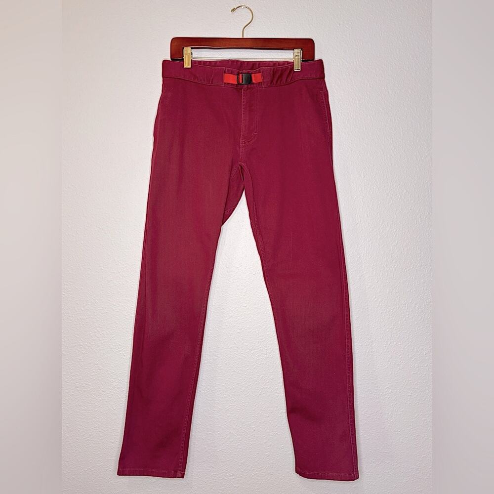 Topo Designs Women's Burgundy Slim Pants